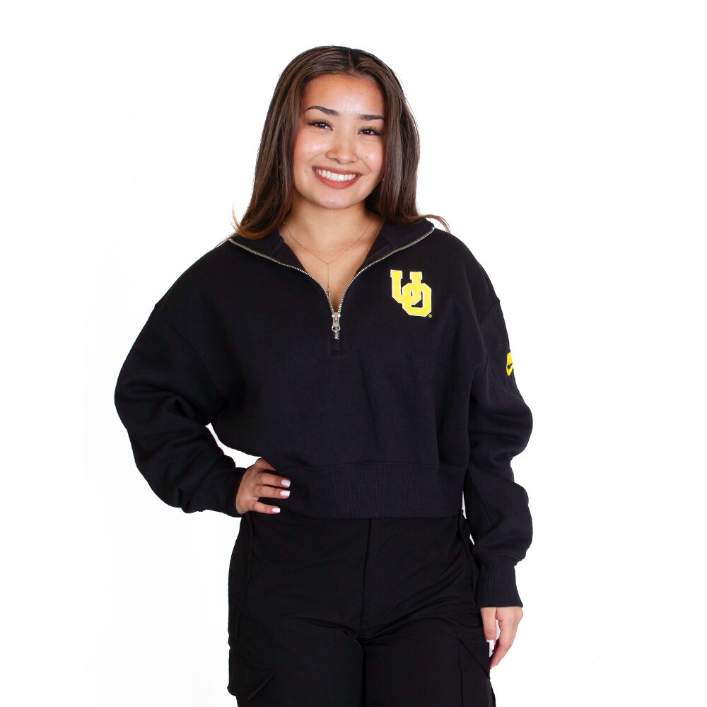 Women's Black Nike Interlock